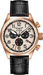 Zegarek Aviator Zegarek męski Aviator V.2.25.2.173.4 czarny. Czarne zegarki męskie AVIATOR, bez wzorów. Za 2,590.00 zł.