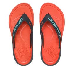 Japonki Dynafit. Pomarańczowe obuwie sportowe damskie Dynafit, bez wzorów, bez zapięcia. Za 149.99 zł.