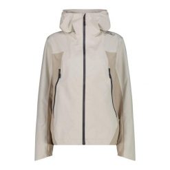 Kurtka przeciwdeszczowa damska CMP. Brązowe kurtki sportowe damskie CMP, bez wzorów, bez ramiączek, bez kaptura, trekkingowe. Za 309.99 zł.