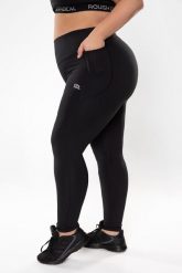 Legginsy fitness damskie Rough Radical Optimal Plus size. Niebieskie legginsy damskie ROUGH RADICAL, l, bez wzorów, z elastanu, z podwyższonym stanem, na fitness i siłownię. Za 143.92 zł.