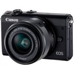Canon EOS M100 Czarny + M15-45 + IRISTA. Aparaty bezlusterkowce Canon. W wyprzedaży za 1,599.00 zł.