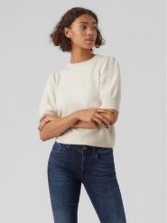 Vero Moda Sweter Doffy 10278313 Écru Regular Fit. Swetry nierozpinane damskie Vero Moda, xl, bez wzorów, z syntetyku, bez kołnierzyka, bez ramiączek. Za 109.99 zł.