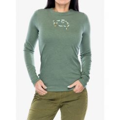 Bluza wspinaczkowa damska E9 Fiona. Zielone bluzy damskie E9, s, bez wzorów, bez ramiączek, bez kaptura. Za 214.99 zł.