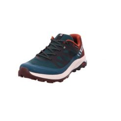 Buty trekkingowe męskie Salomon Outrise Gtx Gore-tex. Niebieskie trekkingi męskie Salomon, z gore-texu, bez zapięcia. Za 629.00 zł.