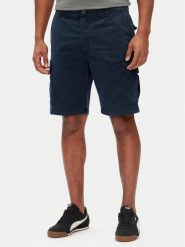 Pepe Jeans Szorty materiałowe Seasonal PM801179 Granatowy Regular Fit. Niebieskie szorty męskie Pepe Jeans, bez wzorów, z bawełny. Za 229.99 zł.