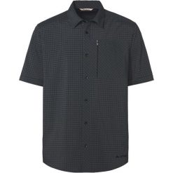 Koszula M Seiland Shirt IV. Czarne koszule męskie Vaude, na lato, l, bez wzorów, z materiału, klasyczne, bez kołnierzyka, bez ramiączek. Za 339.00 zł.