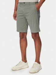 BOSS Szorty materiałowe Chino 50536723 Khaki Slim Fit. Brązowe szorty męskie Boss, bez wzorów, z bawełny. Za 449.99 zł.