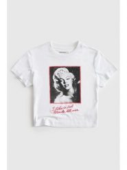 Guess T-Shirt 182713 Biały Classic Fit. Białe t-shirty damskie Guess, xl, z aplikacjami, bez kołnierzyka, bez ramiączek. Za 214.99 zł.