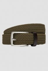 AERONAUTICA MILITARE Zielony męski pasek, Rozmiar 100. Zielone paski męskie Aeronautica Militare, militarne. W wyprzedaży za 218.99 zł.