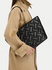 MEXX Torebka CEO-MEXX-L-006-10 Czarny. Czarne shopperki damskie Mexx, bez wzorów, ze skóry, bez dodatków. Za 229.99 zł.