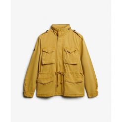 Kurtka Superdry M65. Żółte kurtki męskie Superdry, m, bez wzorów, z materiału, biznesowe, bez kaptura. Za 593.45 zł.