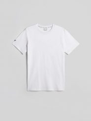 4F T-shirt regular z antybakteryjnym wykończeniem Polygiene męski - biały 3XL. Białe t-shirty męskie 4F, l, bez wzorów, z dzianiny, bez kołnierzyka, bez ramiączek. Za 69.99 zł.
