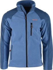 Hi-Tec POLAR MONAR VALLARANTA BLUE/DARK BLUE/SUN-DRIED TOMATO XXXL. Niebieskie bluzy sportowe męskie Hi-tec, m, bez wzorów, z polaru, bez kaptura. Za 123.66 zł.