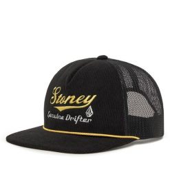 Czapka z daszkiem Volcom. Czarne czapki damskie Volcom, bez wzorów. Za 89.99 zł.