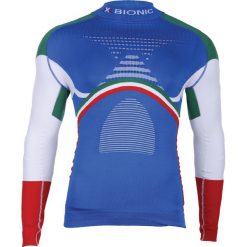 Golf męski PATRIOT WŁOCHY. Niebieskie swetry męskie X BIONIC, m, bez wzorów, sportowe, bez kołnierzyka, bez ramiączek. W wyprzedaży za 406.00 zł.