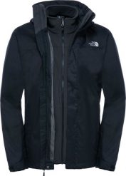 Kurtka męska The North Face Evolve II Triclimate czarna r. XL. Czarne kurtki męskie The North Face, m, bez wzorów, bez kaptura. Za 791.03 zł.