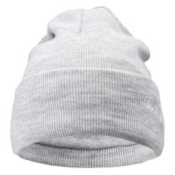 Zimowa Czapka Damska Prążkowana Lea. Szare czapki damskie IGUANA, na zimę, bez wzorów, prążkowane, sportowe. Za 61.99 zł.