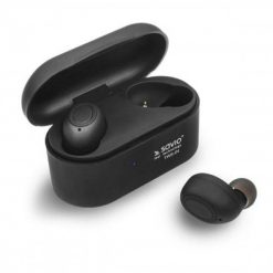 Słuchawki SAVIO TWS-04 (bluetooth; bezprzewodowe, Bluetooth; z wbudowanym mikrofonem; kolor czarny. Czarne słuchawki bezprzewodowe Savio. Za 51.99 zł.