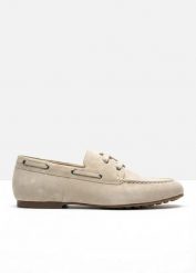 Loafersy ze sznurowaniem. Brązowe balerinki damskie bonprix, bez wzorów, bez obcasa, bez zapięcia. Za 54.99 zł.