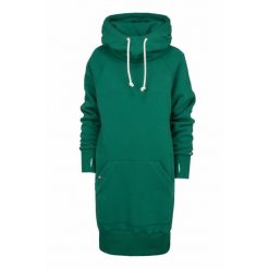Bluza sportowa z kapturem damska DEEP TRIP Luzak. Zielone bluzy damskie DEEP TRIP, l, bez wzorów, z bawełny, sportowe, bez ramiączek, z kapturem. Za 369.00 zł.