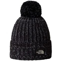 Czapka turystyczna unisex The North Face Cozy Chunky Cabin Beanie. Czarne czapki męskie The North Face, bez wzorów. Za 136.00 zł.