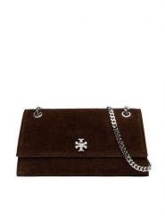 Tory Burch Torebka Kira Turnlock Suede Shouldr Bag 169176 Brązowy. Brązowe torebki do ręki damskie Tory Burch, bez wzorów, ze skóry, bez dodatków. Za 2,699.00 zł.