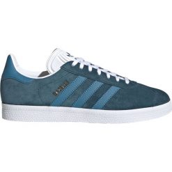 Adidas Originals Gazelle Tenisówki Niebieski. Niebieskie trampki i tenisówki damskie adidas Originals, bez wzorów, z materiału, bez zapięcia. Za 412.95 zł.