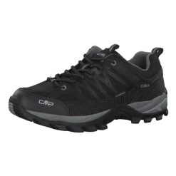 Buty trekkingowe męskie CMP Rigel Low Wp. Czarne trekkingi męskie CMP, z gumy, bez zapięcia. Za 319.99 zł.