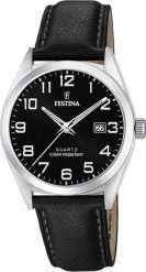 Zegarek Festina Zegarek męski Festina F20446-3 czarny. Czarne zegarki męskie Festina, bez wzorów. Za 303.99 zł.