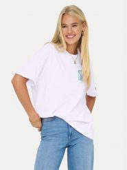 ONLY T-Shirt Vivvi 15346761 Żółty jasny Regular Fit. Żółte t-shirty damskie ONLY, xs, bez wzorów, z bawełny, bez kołnierzyka, bez ramiączek. Za 84.99 zł.