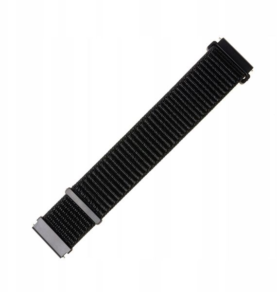 Fixed Nylonowy pasek FIXED Nylon Strap s Quick Release 22mm pro smartwatch czarny. Czarne zegarki smartwatch Fixed, bez wzorów, z nylonu. Za 44.00 zł.