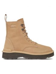 Sorel Botki Hi-Line™ Lace NL4879-262 Brązowy. Brązowe botki damskie Sorel, bez wzorów, ze skóry, bez obcasa, na płaskiej podeszwie, bez zapięcia. Za 663.99 zł.