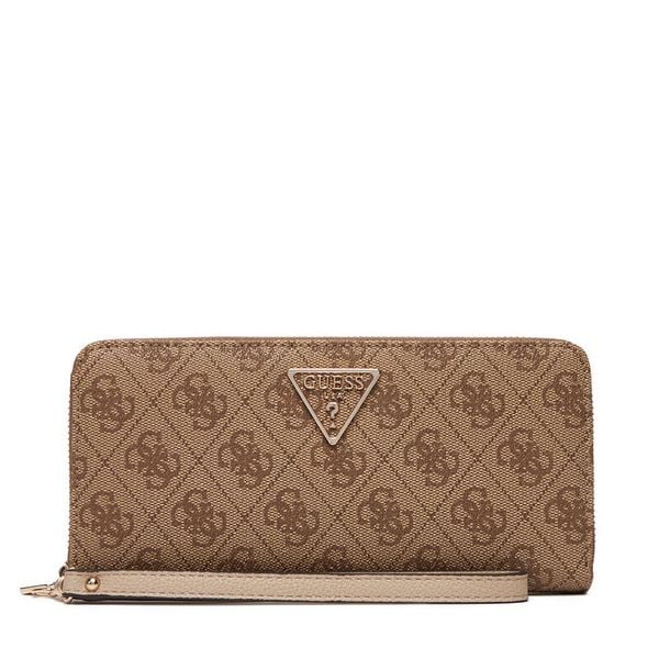 Portfel Guess. Brązowe portfele damskie Guess. Za 159.99 zł.