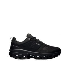 Buty trekkingowe On Cloudrock Low WP Kobieta Czarne. Czarne obuwie trekkingowe damskie On Running, bez zapięcia. Za 983.60 zł.