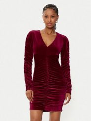 Guess Sukienka koktajlowa W5RK30 KCM62 Czerwony Bodycon Fit. Czerwone sukienki damskie Guess, xs, z aplikacjami, z syntetyku, wizytowe, bez kołnierzyka, bez ramiączek, bodycon. Za 409.99 zł.