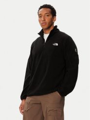 The North Face Polar Glacier NF0A8J8P Czarny Regular Fit. Czarne bluzy sportowe męskie The North Face, m, bez wzorów, z polaru, bez kaptura. Za 349.99 zł.