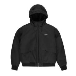 Kurtka męska PROSTO Gegito. Czarne kurtki męskie Prosto., l, bez wzorów, sportowe, bez kaptura. Za 319.99 zł.