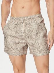 Emporio Armani Szorty kąpielowe EM000583 AF20440 F6056 Szary Regular Fit. Szare kąpielówki męskie Emporio Armani, m, bez wzorów, z syntetyku. Za 419.99 zł.