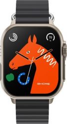 Smartwatch Rubicon RNCF17 Czarny (RNCF17). Czarne zegarki smartwatch Rubicon, bez wzorów. Za 120.38 zł.