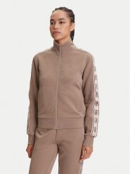 Guess Bluza V2YQ16 KB3P2 Brązowy Regular Fit. Brązowe bluzy damskie Guess, l, z aplikacjami, z syntetyku, bez ramiączek, bez kaptura. Za 279.99 zł.