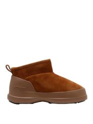 Moon Boot Śniegowce Luna Low Suede Boot 80D2480040 Brązowy. Brązowe śniegowce damskie Moon Boot, ze skóry, bez zapięcia. Za 809.99 zł.