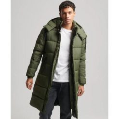 Długa kurtka Superdry Ripstop. Zielone kurtki męskie Superdry, na zimę, m, bez wzorów, z nylonu, klasyczne, bez kaptura. Za 680.50 zł.