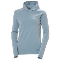 Bluza damska Helly Hansen Tyri. Niebieskie bluzy damskie Helly Hansen, uniwersalny, bez wzorów, bez ramiączek, bez kaptura. Za 422.00 zł.