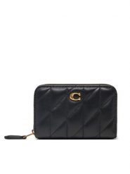 Coach Portfel CM505 Czarny. Czarne portfele damskie Coach, ze skóry. Za 449.99 zł.