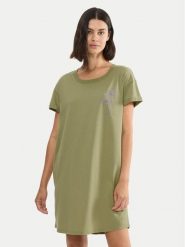 Triumph Koszula nocna 10221117 Zielony. Zielone koszule nocne damskie Triumph, bez wzorów, z bawełny, bez ramiączek. Za 89.99 zł.