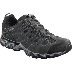 Buty trekkingowe męskie Meindl Portland Gtx. Czarne trekkingi męskie MEINDL, z gore-texu, bez zapięcia. Za 1,221.00 zł.