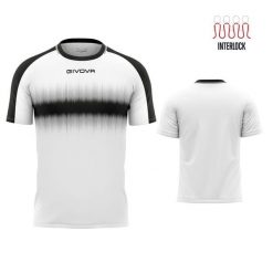 T-shirt Givova Radio Sports w Czarno-Białym - Wygodny i Trwały. Białe t-shirty damskie Givova, bez wzorów, z poliesteru, sportowe, bez kołnierzyka, bez ramiączek. Za 145.99 zł.