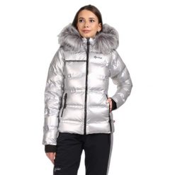 Damska kurtka puchowa Kilpi Ltd Sirius. Szare kurtki sportowe damskie Kilpi, m, bez wzorów, z nylonu, bez ramiączek, bez kaptura, trekkingowe. Za 1,041.73 zł.