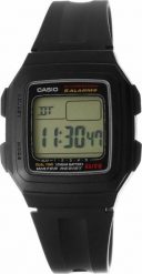 Zegarek Casio Zegarek Męski CASIO F-201WA-1ADF 10 Bar Do pływania. Zegarki męskie Casio, bez wzorów. Za 123.79 zł.
