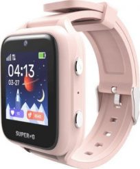 Smartwatch Gudrutis Super-G Active Pro Różowy (4779042591215). Czerwone zegarki smartwatch Gudrutis, bez wzorów. Za 642.63 zł.